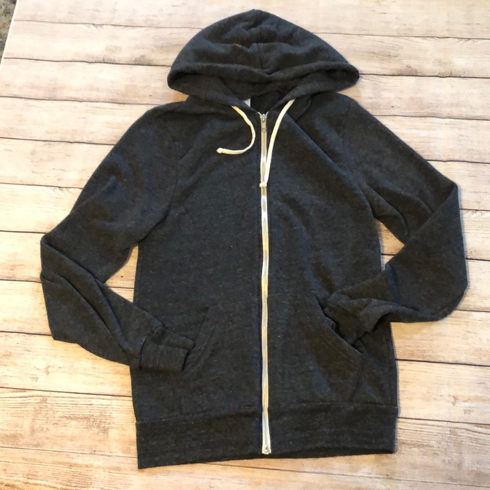 Alternative Gray zip up hoodie